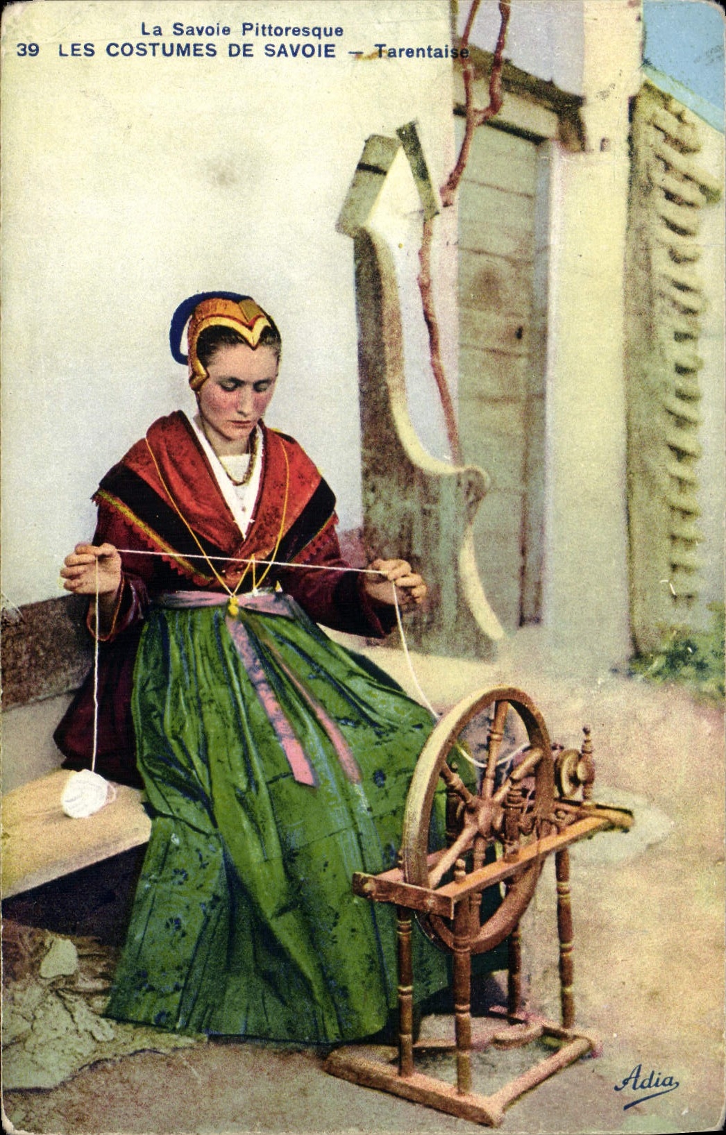 CPA Folklore Savoie Tarentaise 