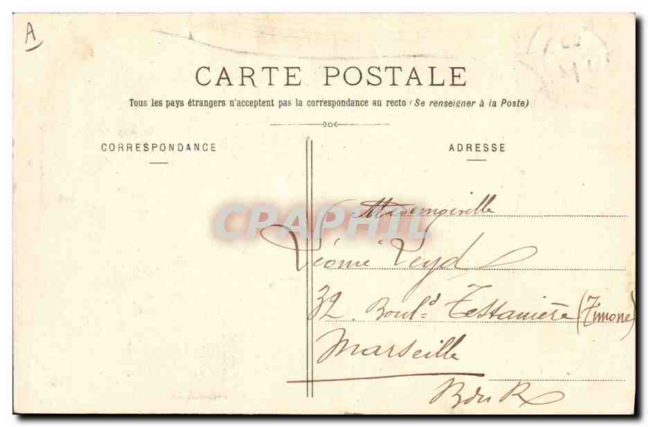 CPA Folklore Savoie Tarentaise  — Verso
