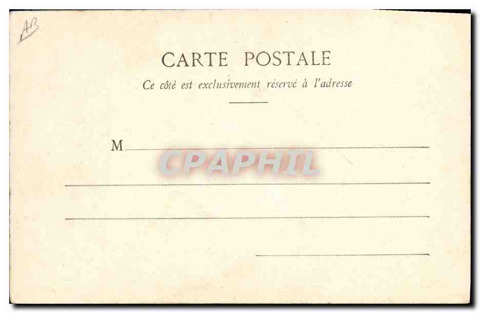 CPA Folklore Savoie Lanslebourg  — Verso