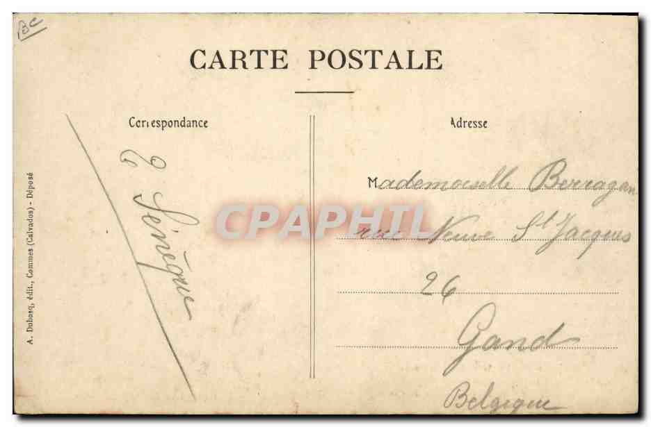 Ferme du Bessin — Servante revenant de traire — Scènes de la Vie Normande, n° 235 — Verso