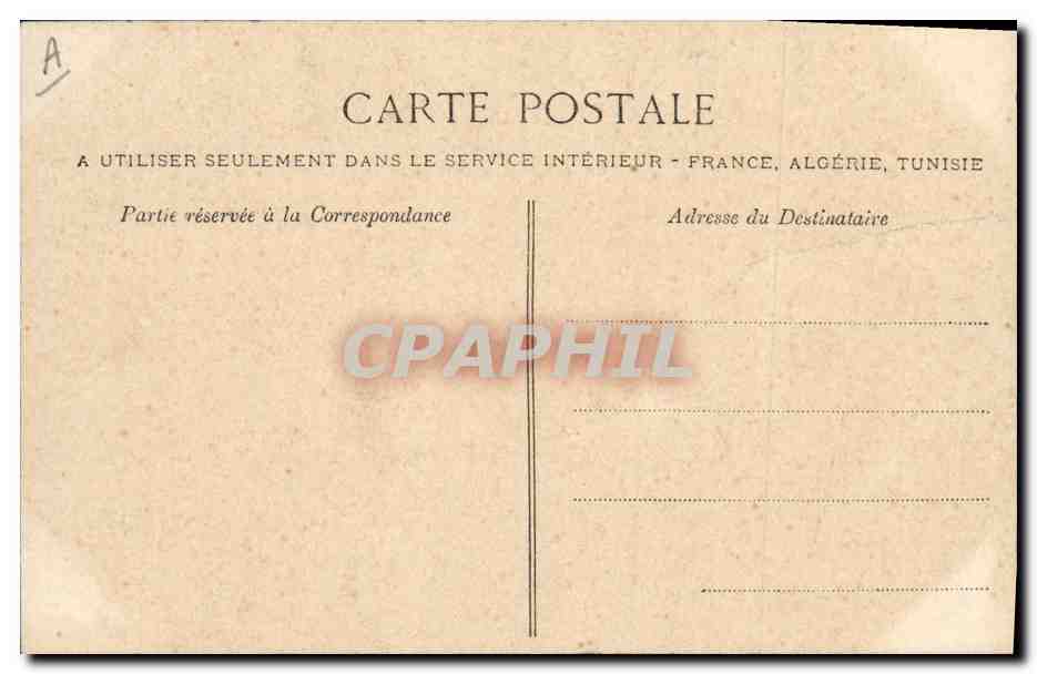 CPA Folklore Normandie Pour la grand mere — Verso