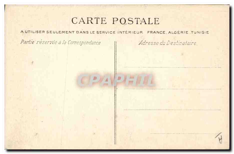 CPA Folklore Normandie L'ancienne Bourgogne — Verso