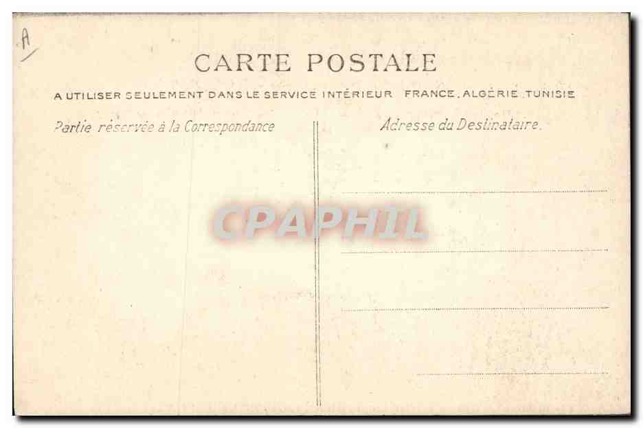 CPA Folklore Normandie Fille de riche fermiere — Verso