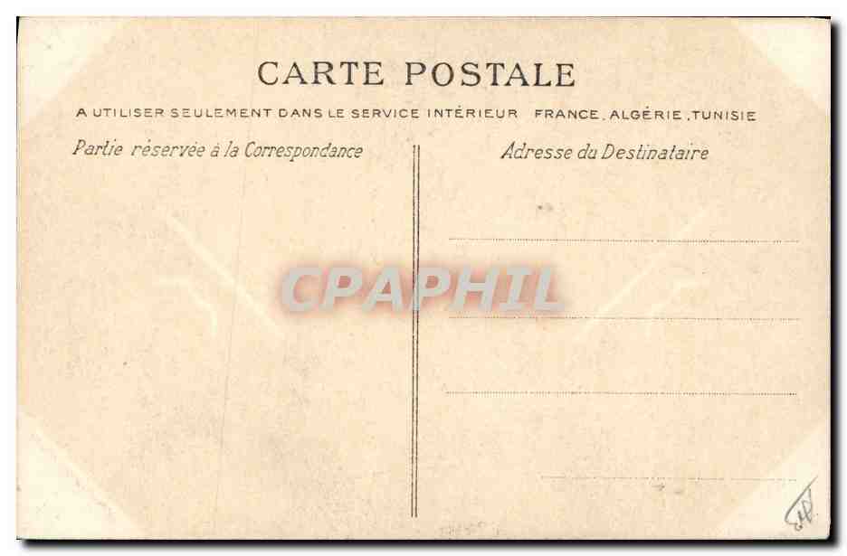 CPA Folklore Normandie Dentelliere avec l'ancienne bonnette — Verso