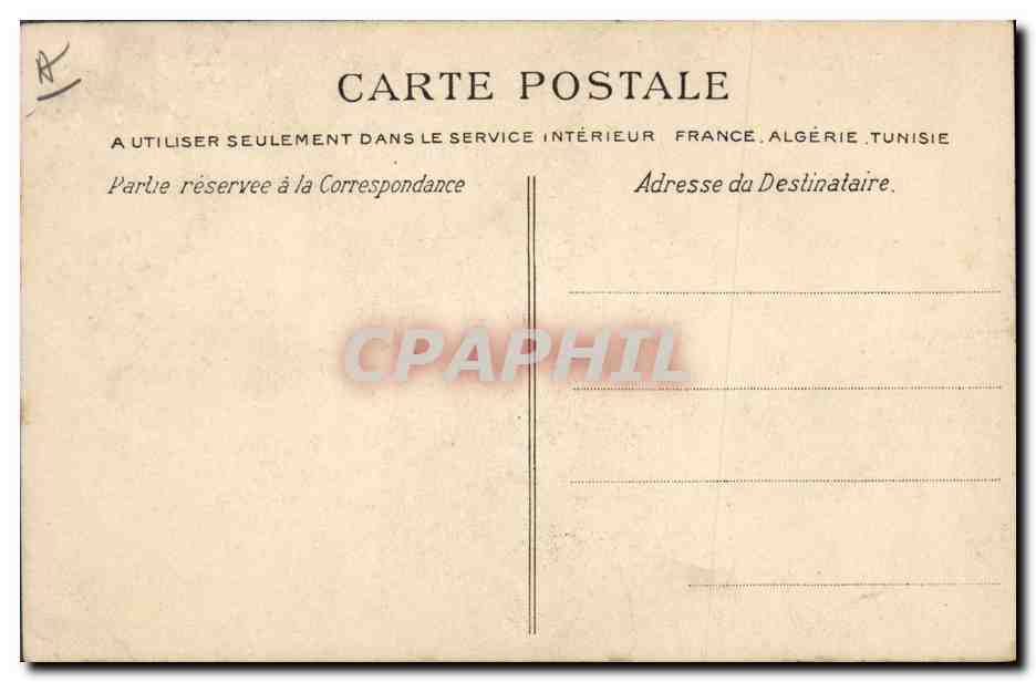 CPA Folklore Normandie Femme du Cotentin — Verso
