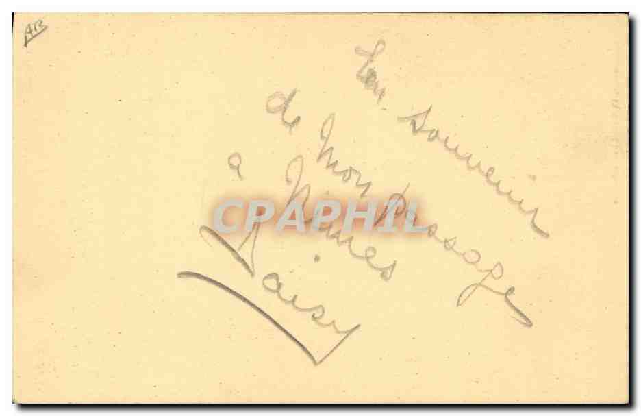 CPA Femme sans bras — Rückseite