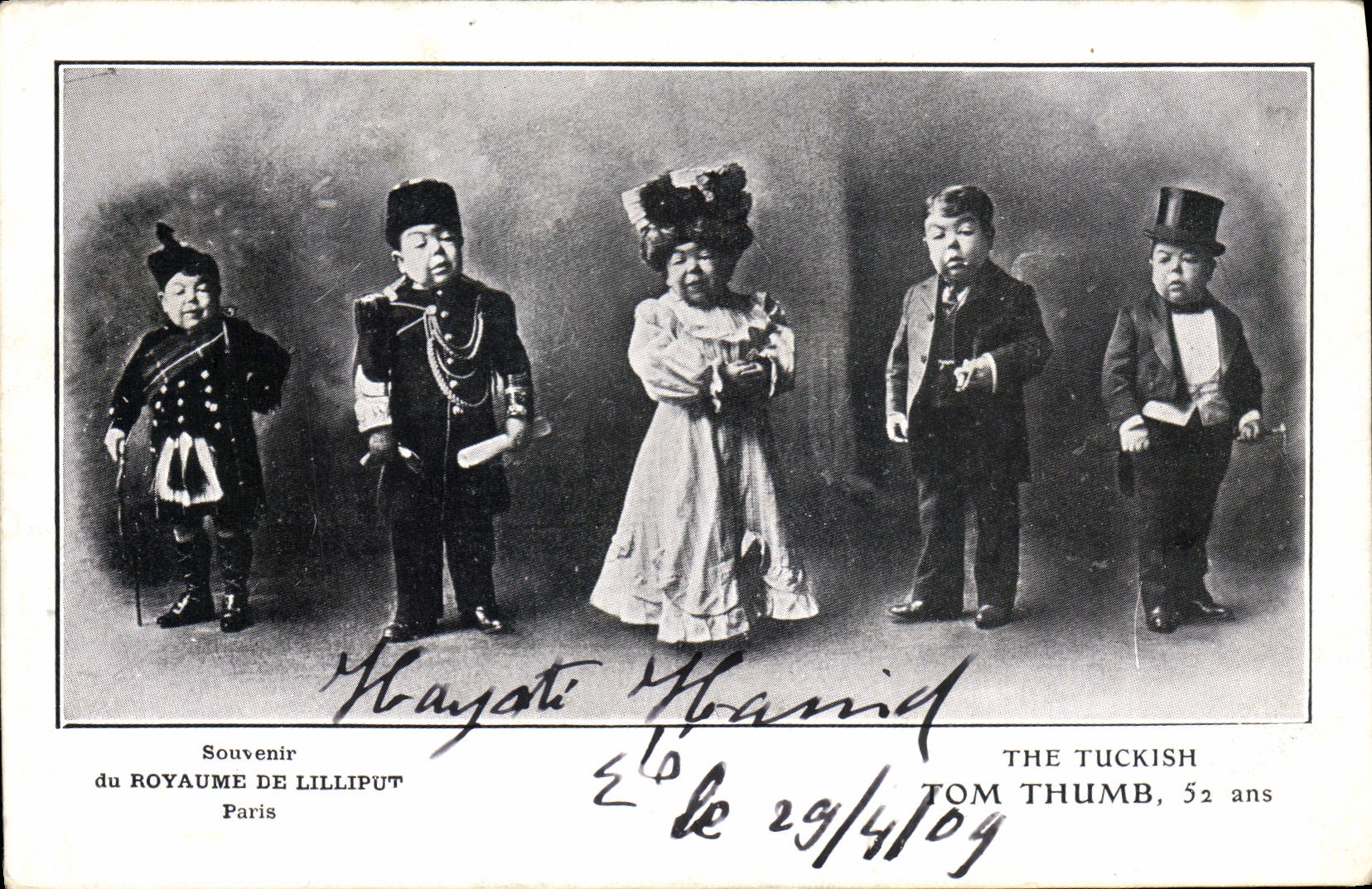 CPA Nain Nains Royaume de Lilliput The Tuckish Tom Thumb