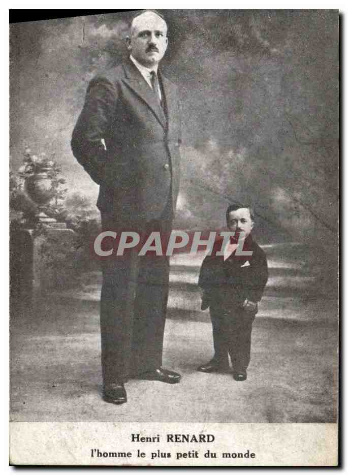 CPA Nain Nains Henri Renard L'homme le plus petit du monde