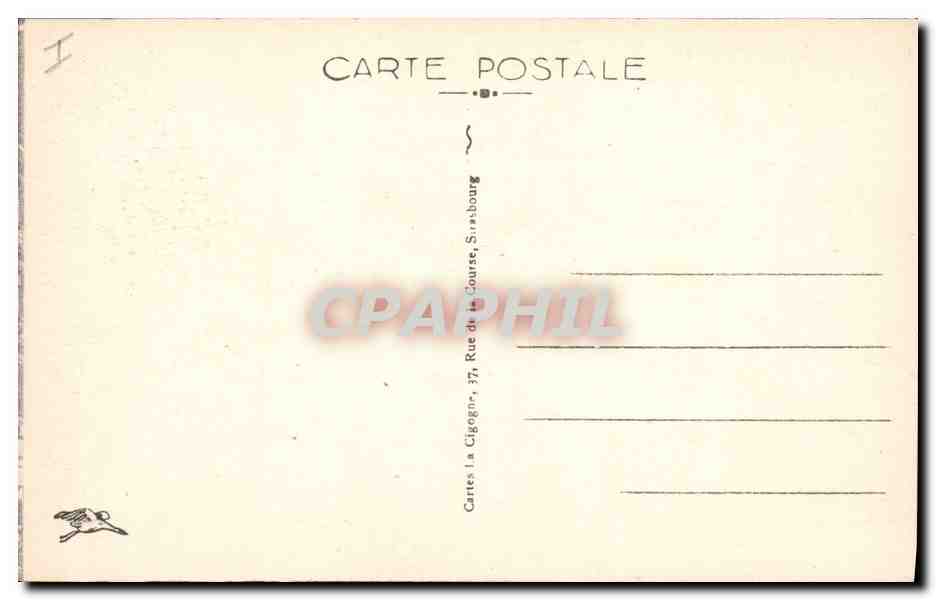 CPA Poste Metz L'Hotel des Postes et Telegraphes  — Rückseite