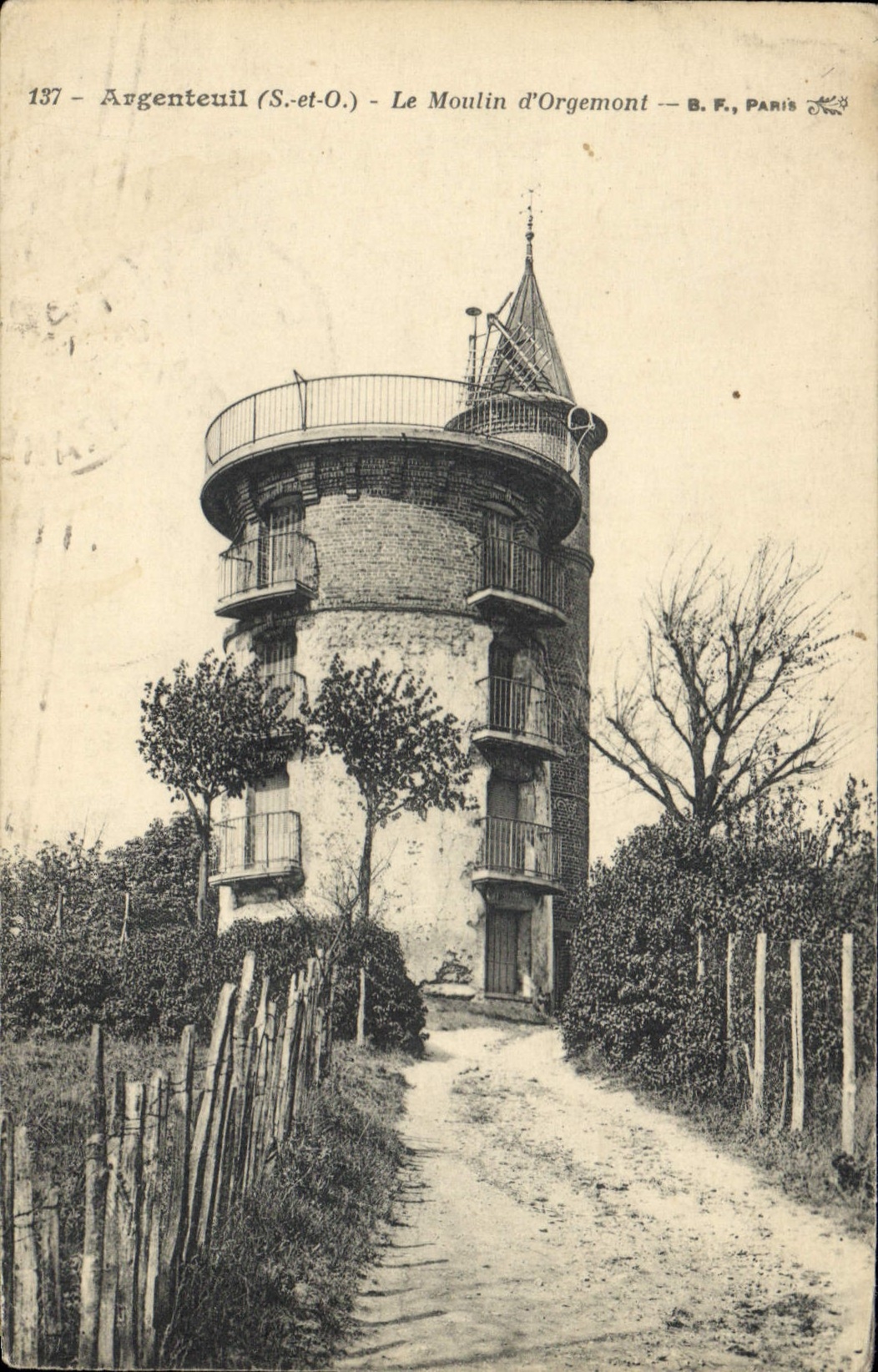 Argenteuil (S.-et-O.) - Le Moulin d'Orgemont — B. F., Paris