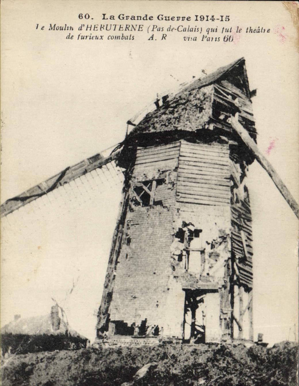 Le Moulin d'Heruterne — Pas-de-Calais — A.R. visa Paris 60