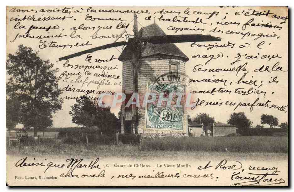 Camp de Châlons - Le Vieux Moulin — Phot. Locart, Mourmelon