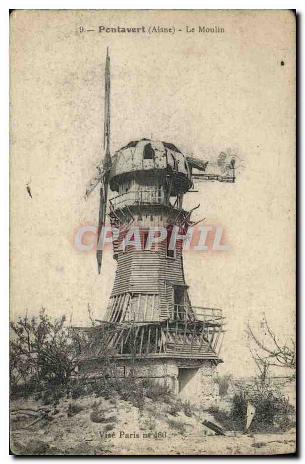 Pontavert (Aisne) — Le Moulin — Visé Paris n° 460 - Anverso