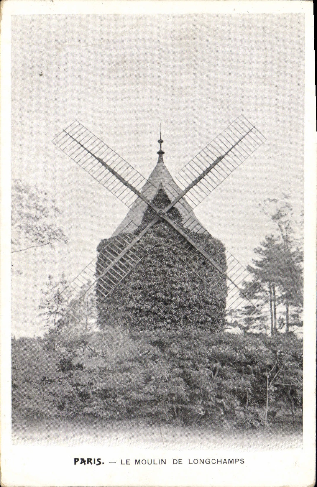 CPA Moulin a vent Paris Le Moulin de Longchamps