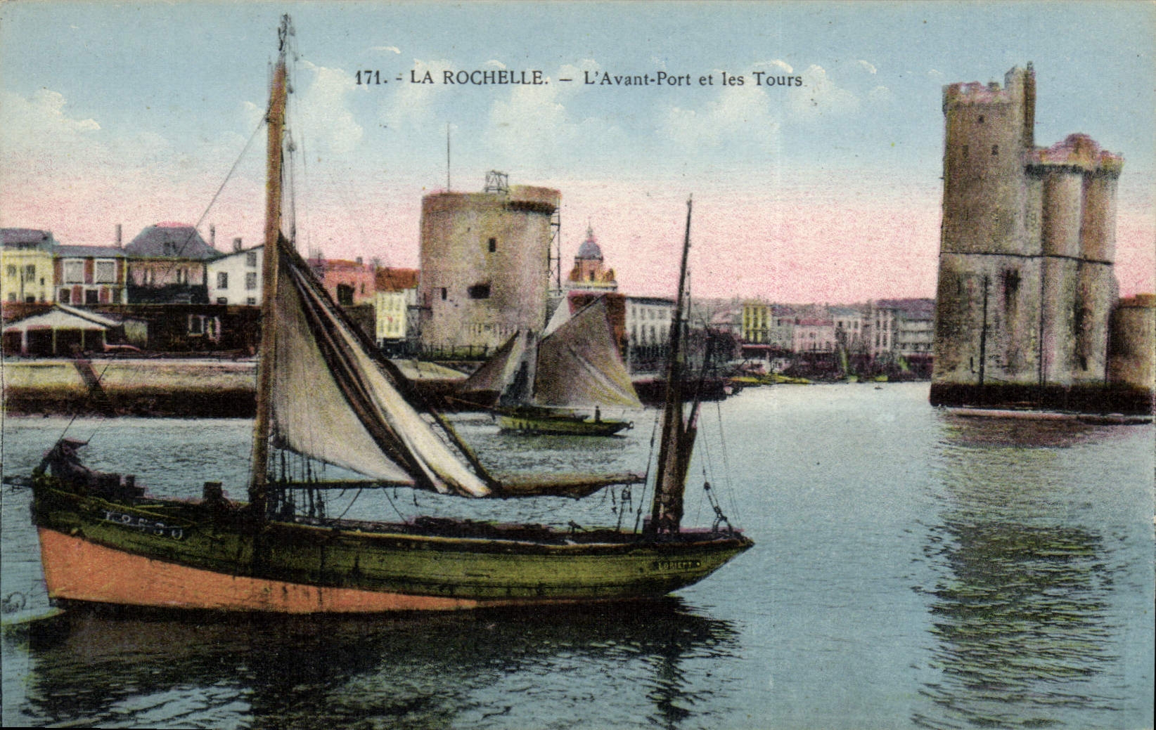 La Rochelle — L'Avant-Port et les Tours — J. Nozais, Nantes