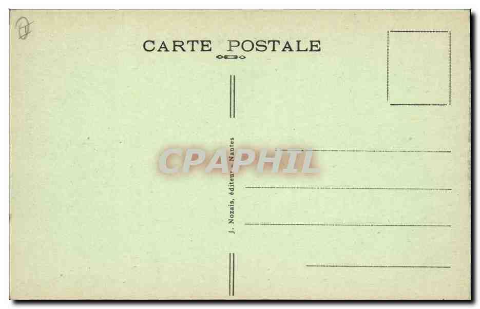 La Rochelle — L'Avant-Port et les Tours — J. Nozais, Nantes — Verso