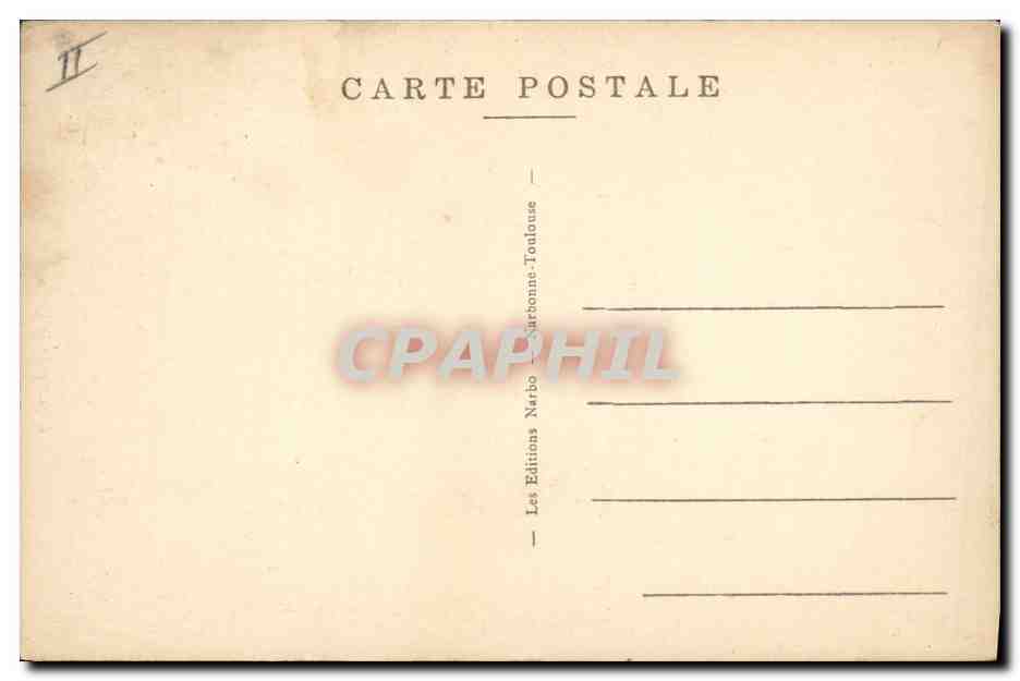 CPA Bateau de Peche Depart pour la peche — Rückseite