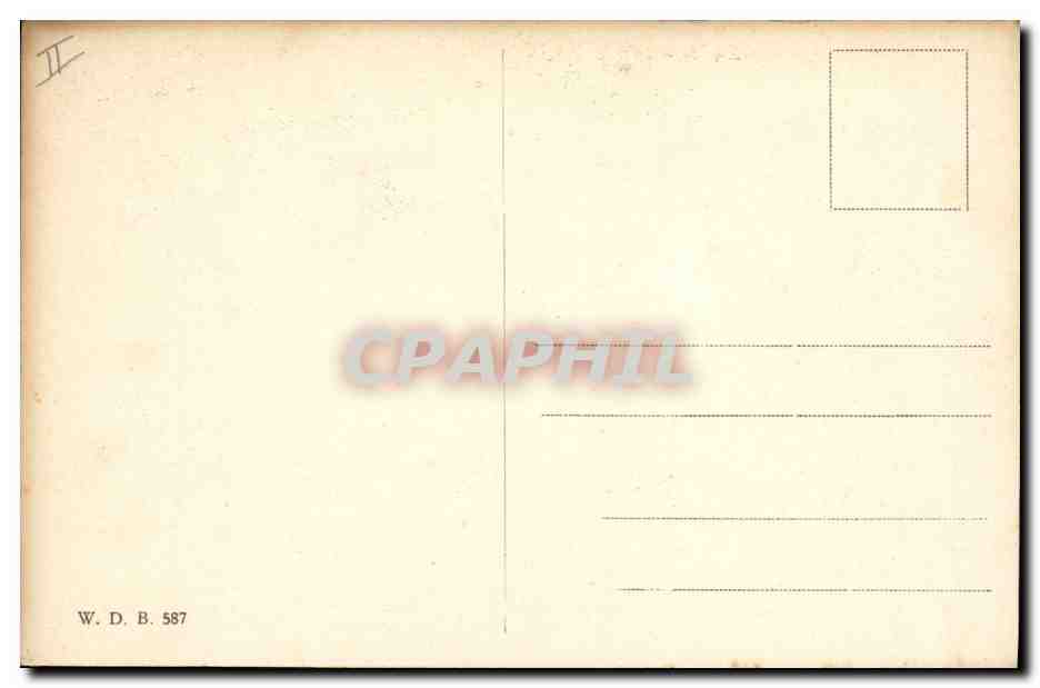 Bateau à voile — vue maritime — CPAPHIL W.D.B. 587 — Back