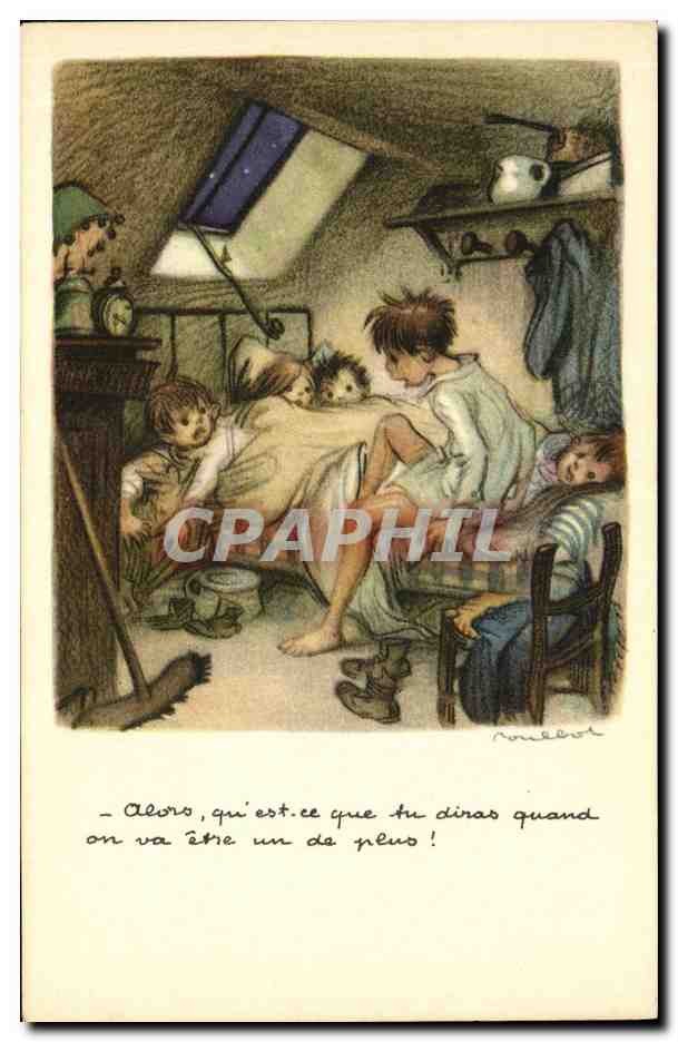 CPA Fantaisie Illustrateur Poulbot 