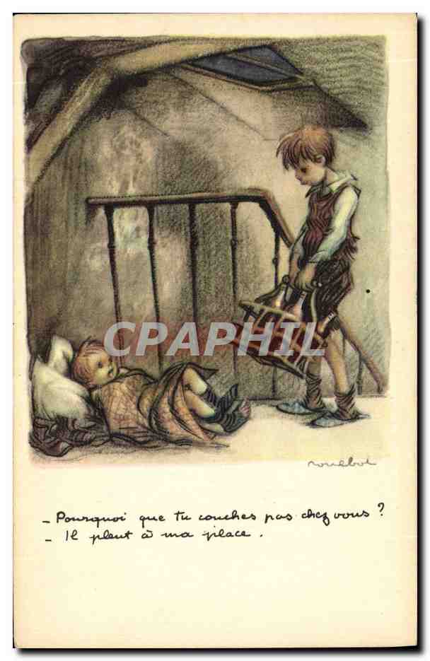 CPA Fantaisie Illustrateur Poulbot 