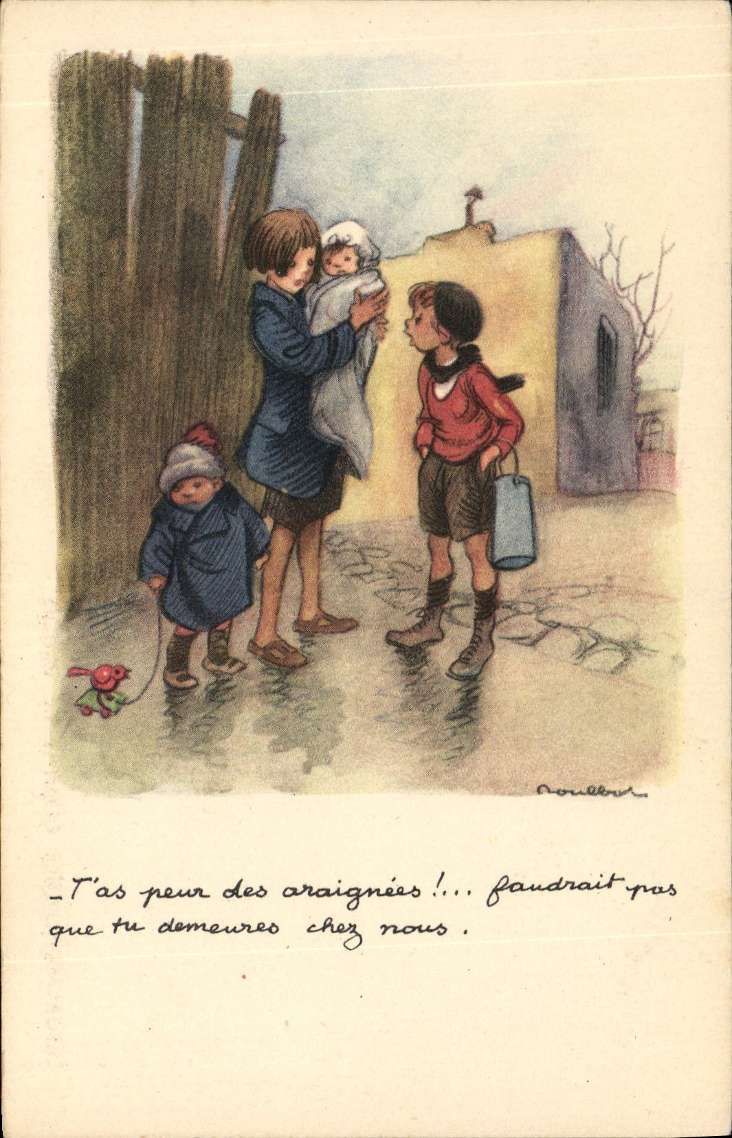 CPA Fantaisie Illustrateur Poulbot 