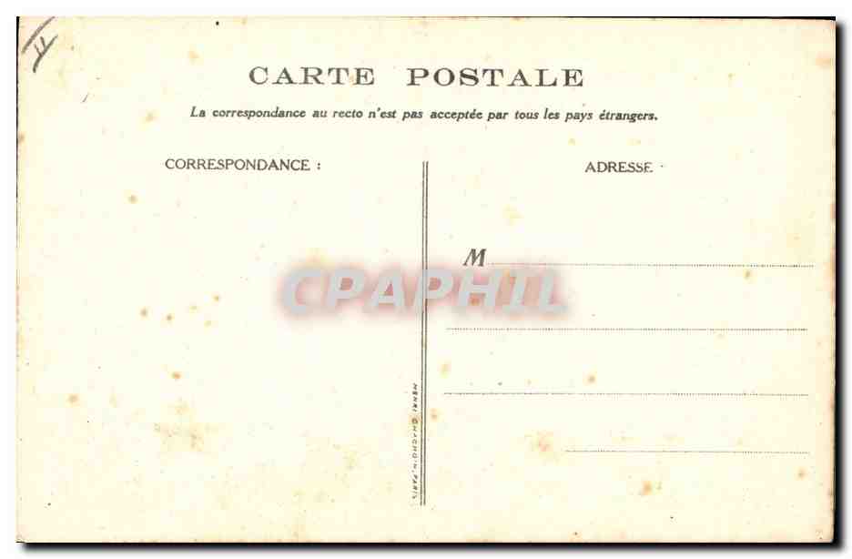 CPA Fantaisie Illustrateur Poulbot Victor Hugo Les Miserables La petite fille toute seule — Rückseite