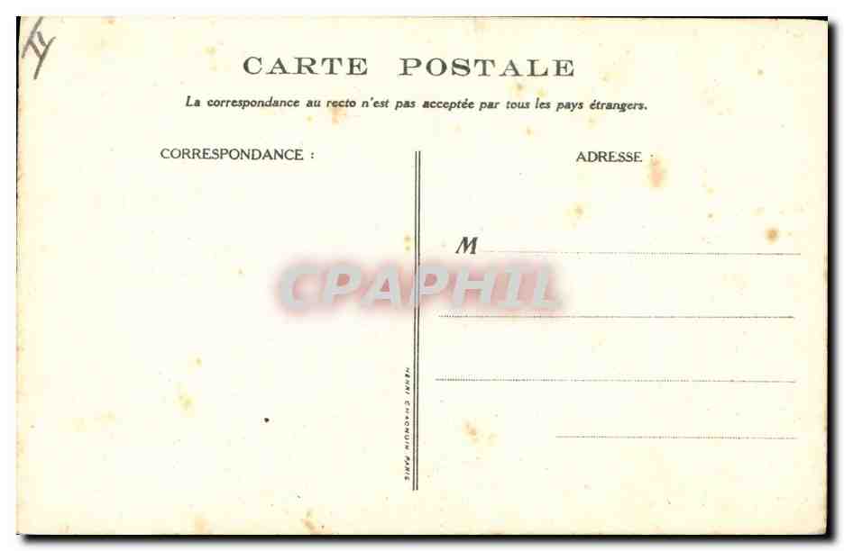CPA Fantaisie Illustrateur Poulbot Victor Hugo La legende des siecles Le crapaud Grenouille — Rückseite