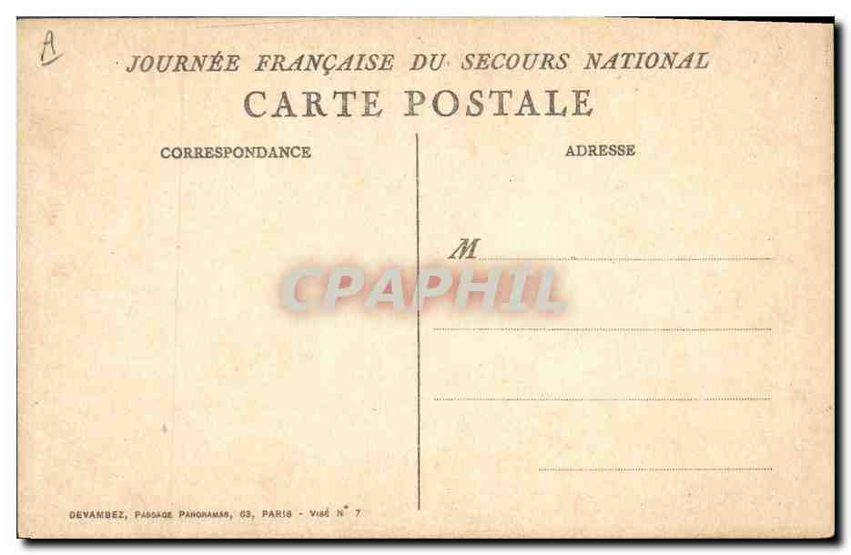 CPA Fantaisie Illustrateur Poulbot Chien — Verso