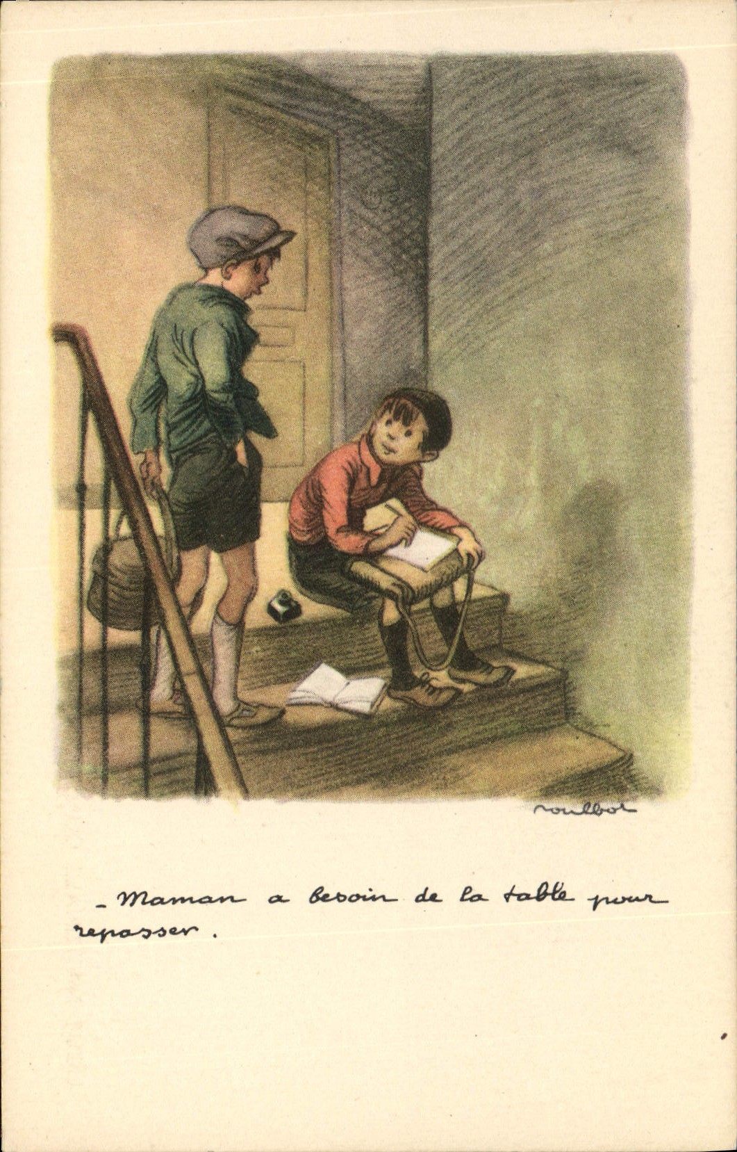CPA Fantaisie Illustrateur Poulbot 