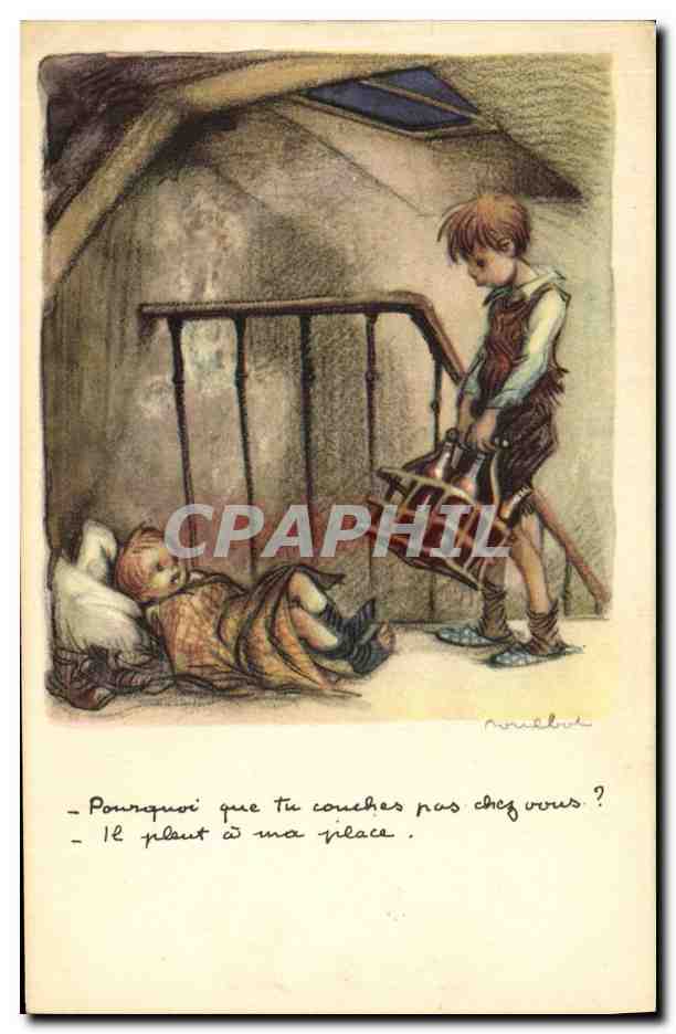 CPA Fantaisie Illustrateur Poulbot 