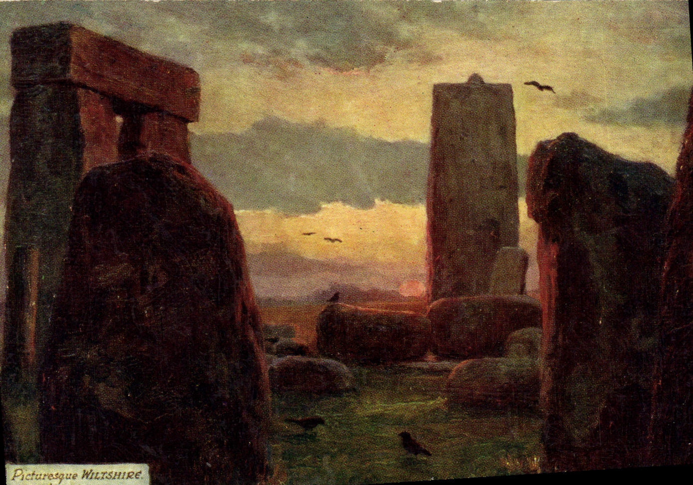 CPA Dolmen Menhir Stonehenge