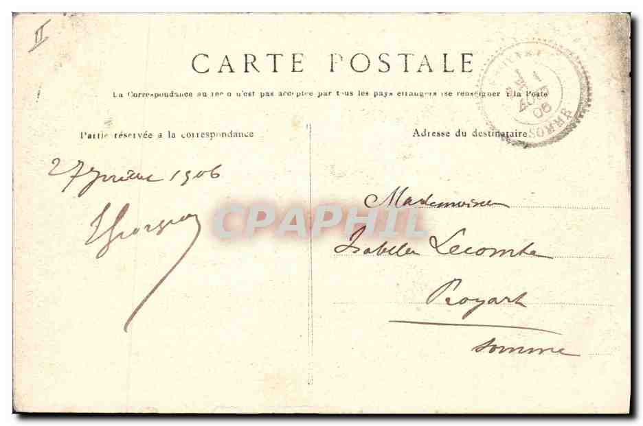 CPA Dolmen Menhir St Nazaire Dolmen Trilithe  — Rückseite