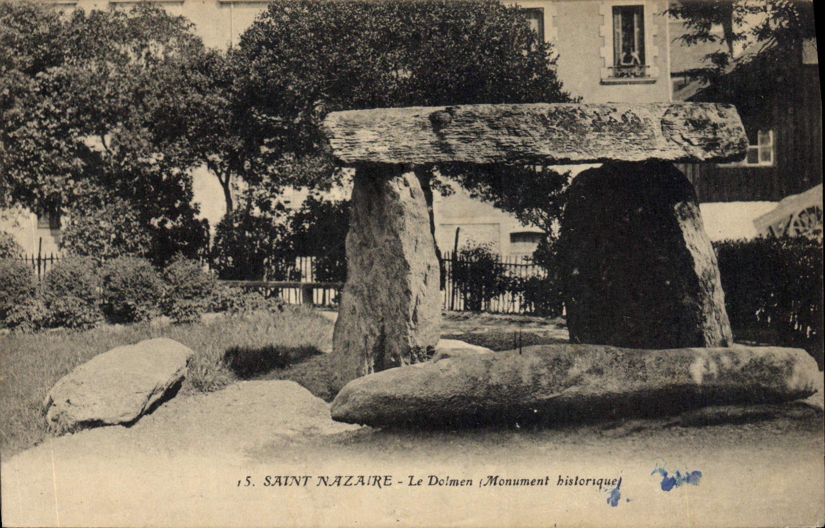 CPA Dolmen Menhir Saint Nazaire 