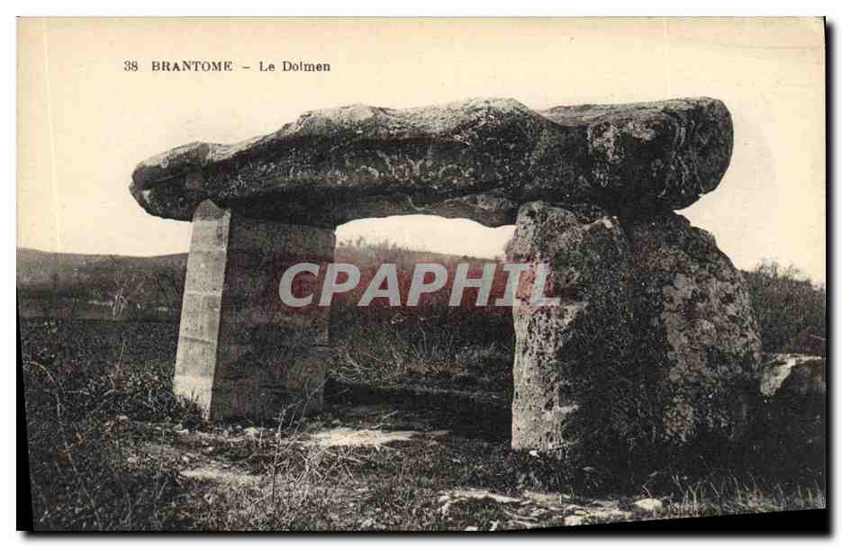 CPA Dolmen Menhir Brantome