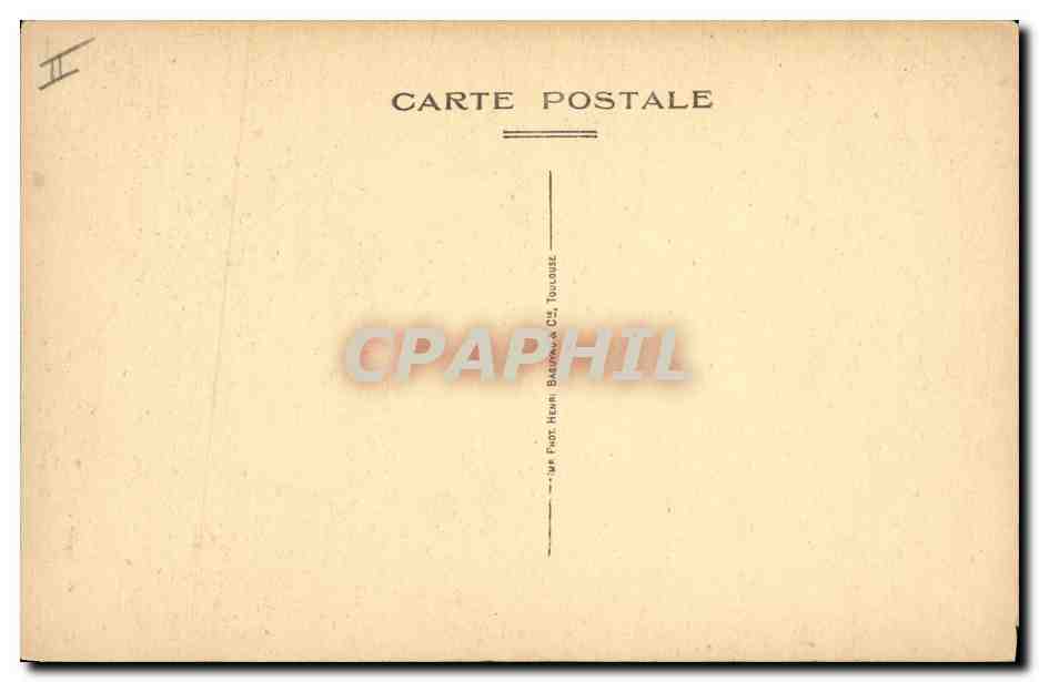 CPA Dolmen Menhir Mes d'Azil Dolmen du Cap del Pouech — Rückseite