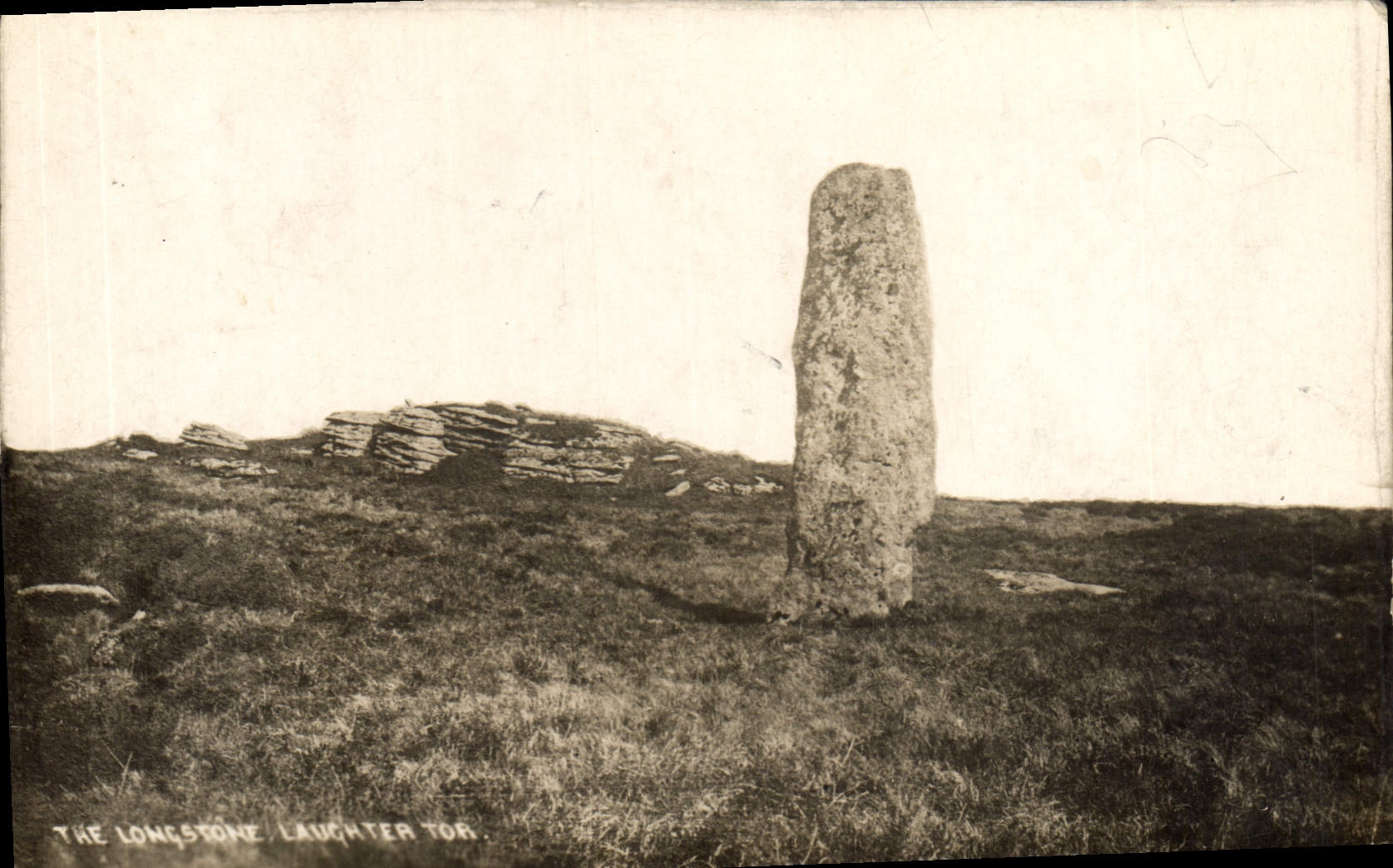 CPA Dolmen Menhir The longstone Laughter Tor
