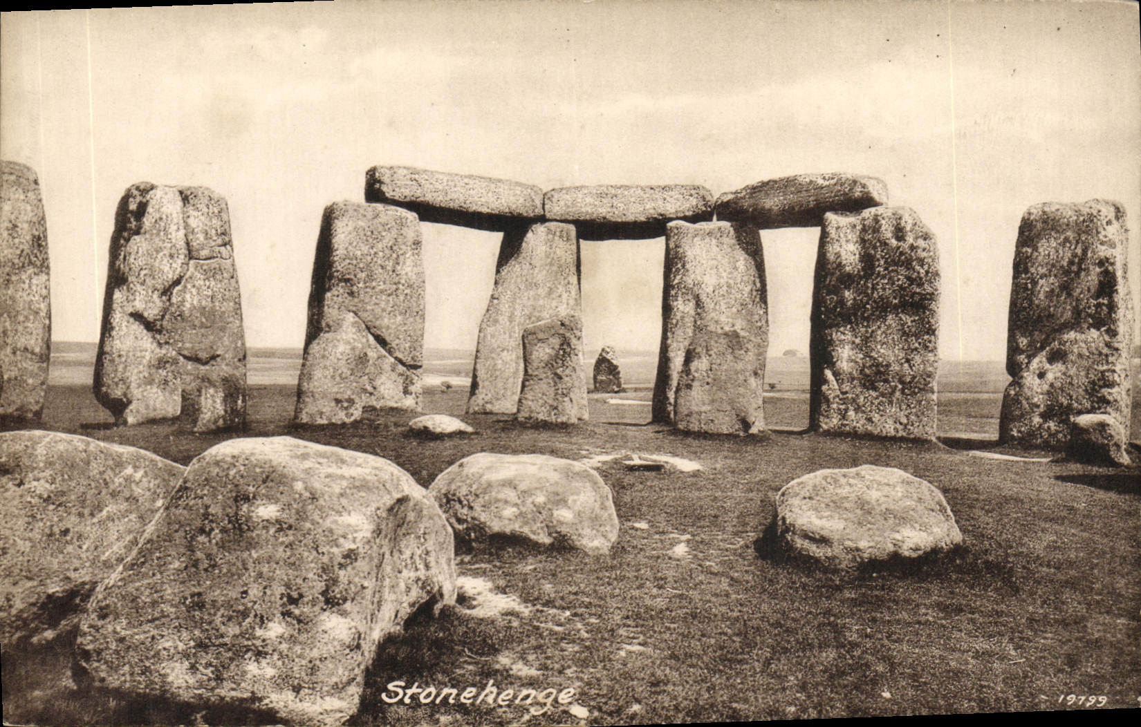 CPA Dolmen Menhir Stonehenge