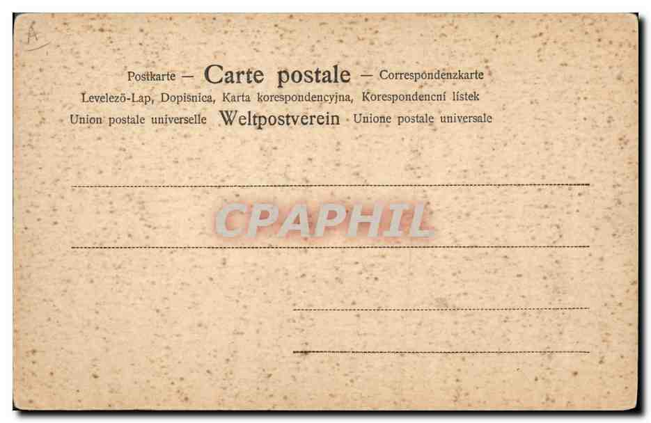 CPA Fantaisie Illustrateur Biche Cerf — Verso