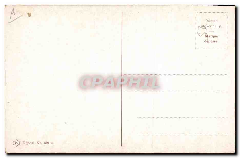 Portrait d'une femme — éditeur inconnu — série A — Reverso