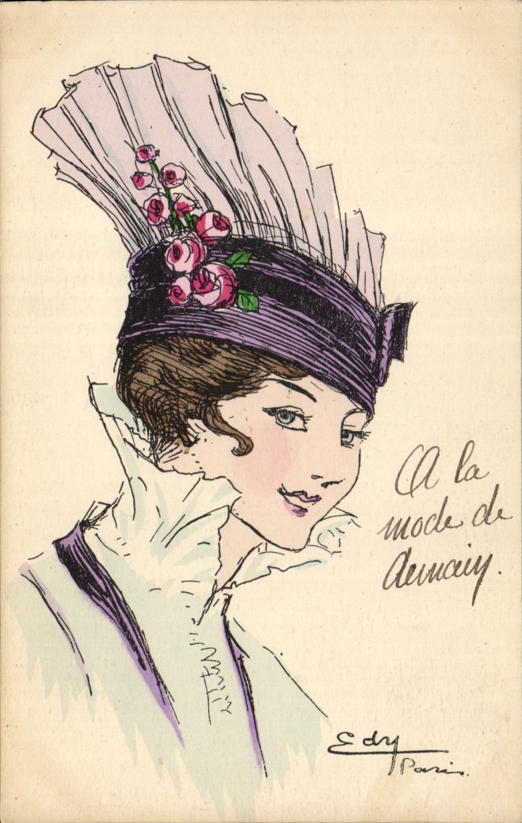 CPA Fantaisie Illustrateur Femme