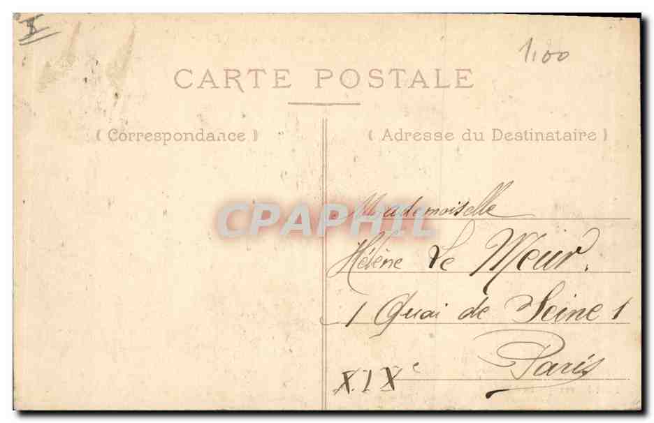 CPA Fantaisie Militaria Camp de Sissonne Les tentes fleuries  — Rückseite