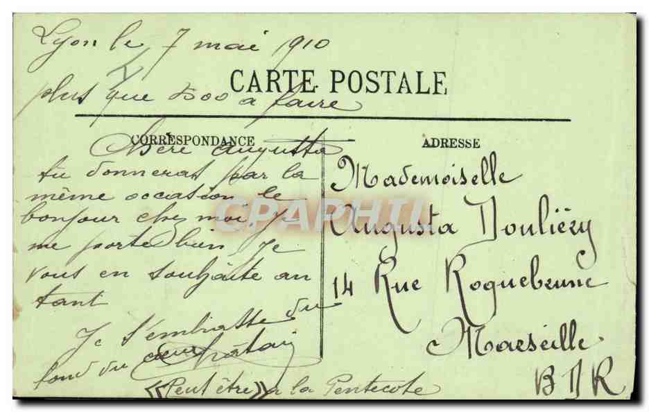 CPA Fantaisie Militaria Cuirassiers Avant la charge — Rückseite