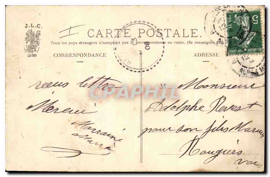 CPA Fantaisie Militaria Tout le monde au jus — Verso