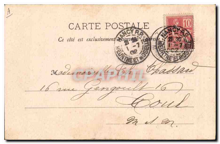 CPA Fantaisie Militaria La revue  — Rückseite