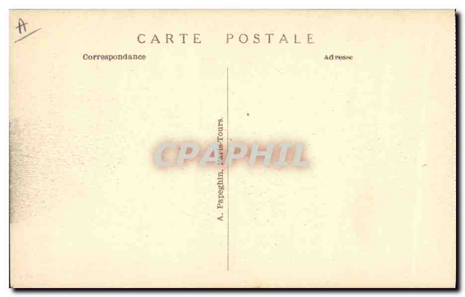 CPA Fantaisie Militaria Funerailles du Marechal Foch L'armee francaise  — Verso