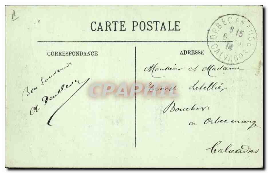 L'ARMÉE FRANÇAISE — Infanterie — A l'Assaut — LL. — N° 107 — Verso