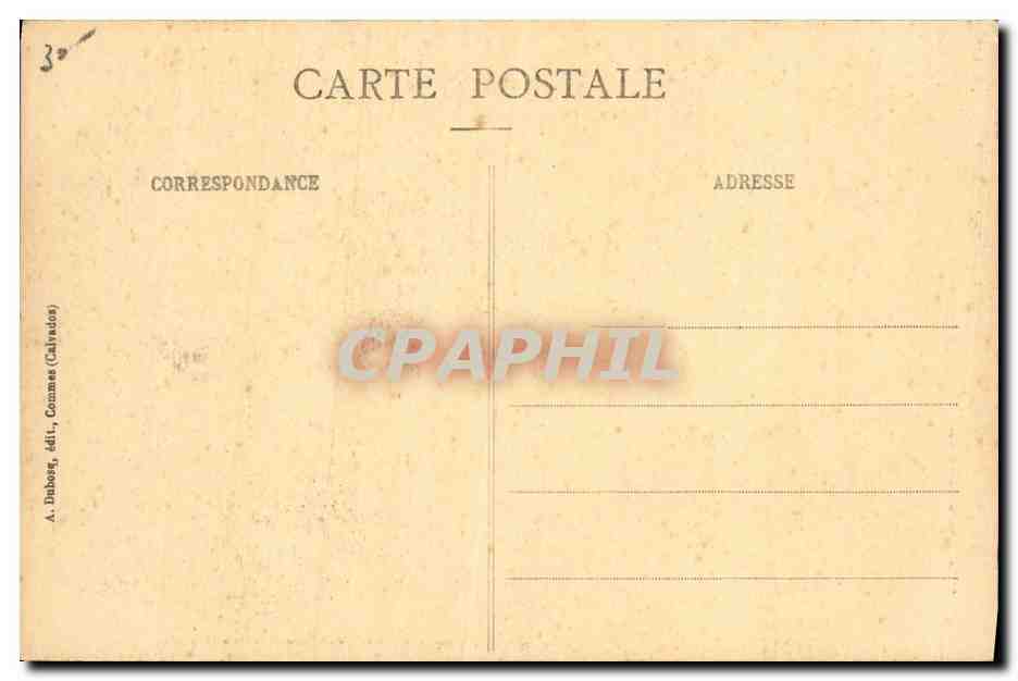 CPA Folklore Le papillon d'Avranches  — Verso