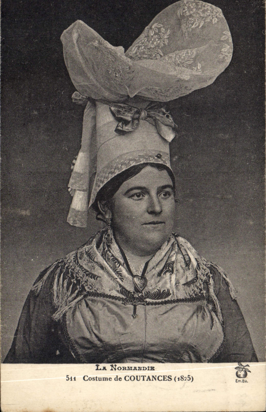 CPA Folklore Coutances 1825