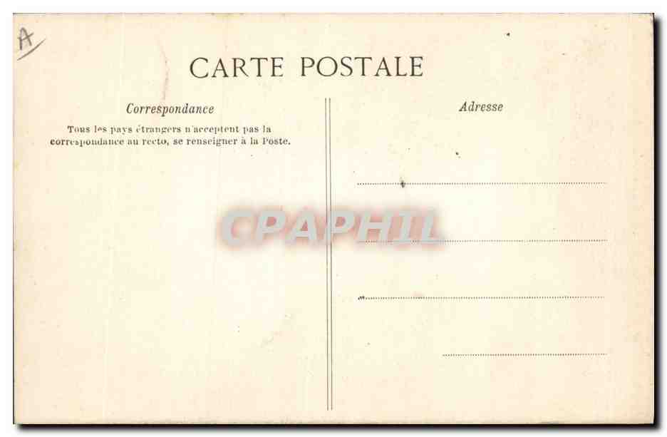CPA Folklore Normandie La Bourgogne — Verso