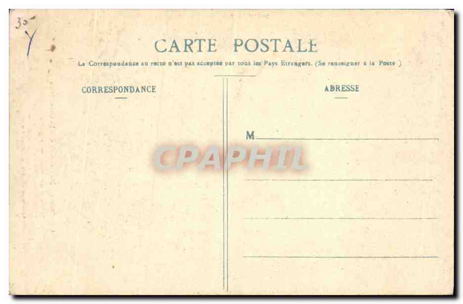 CPA Folklore Normandie La Grand mere  — Verso